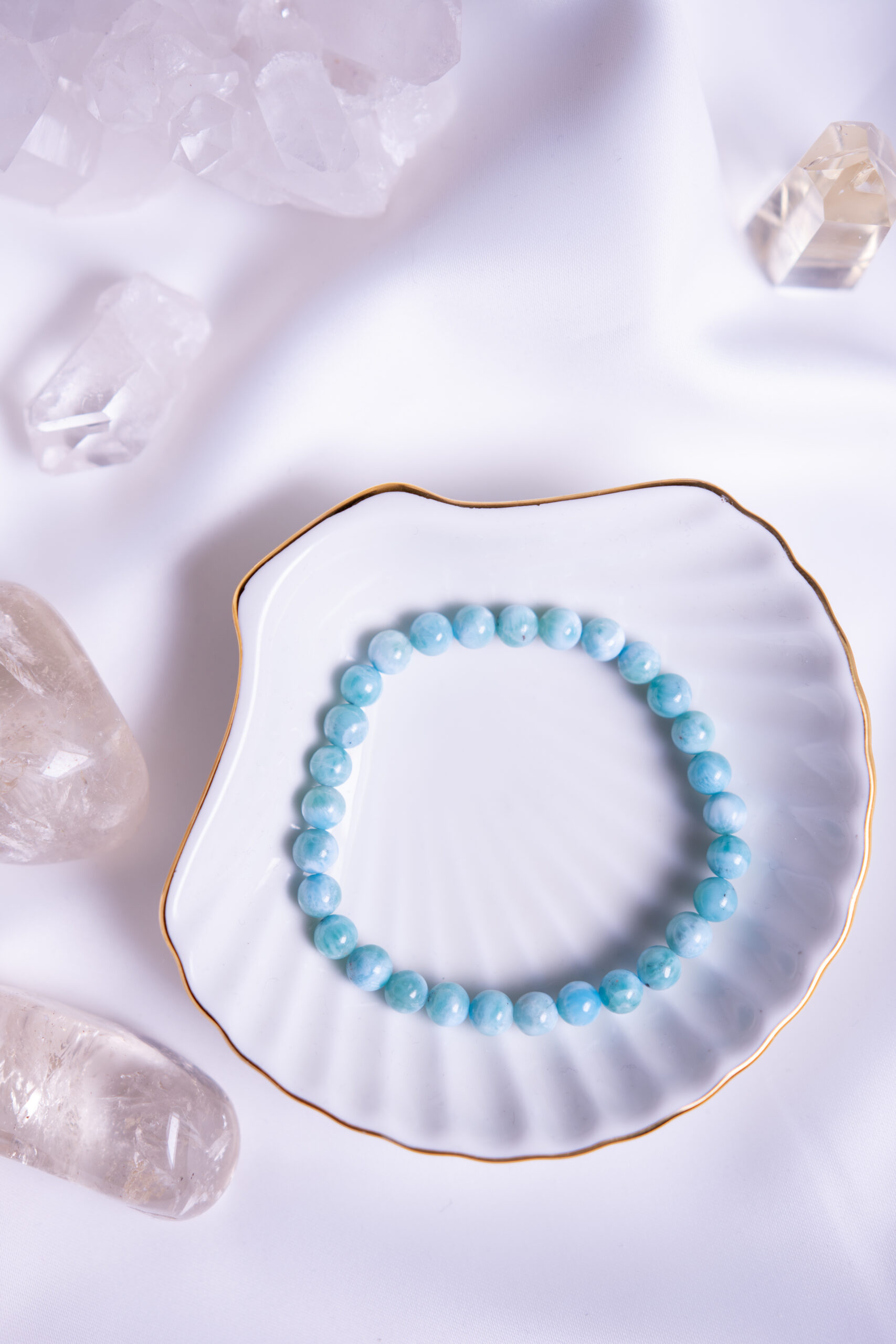 náramek z minerálů larimar